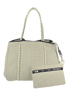 POPUPS Everyday Griege Expandable Tote Beach Gym Travel Bag Detachable Pouch